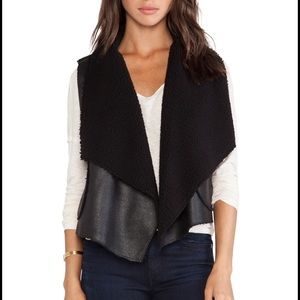 C&C California faux Sherpa vest